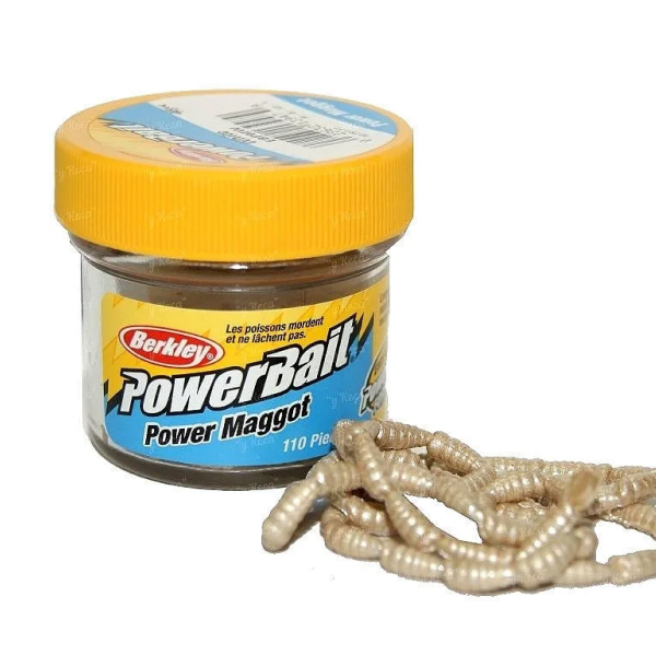 Опарыш Berkley Gulp! Power Maggot White белый