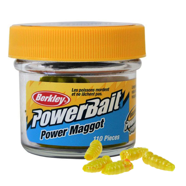 Опарыш Berkley Gulp! Power Maggot Yellow желтый