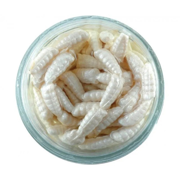 Berkley Gulp Larva! Waxies White 1 cm