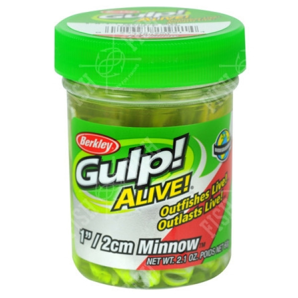 Малёк Berkley Gulp! Minnow 1" Chartreuse Shad