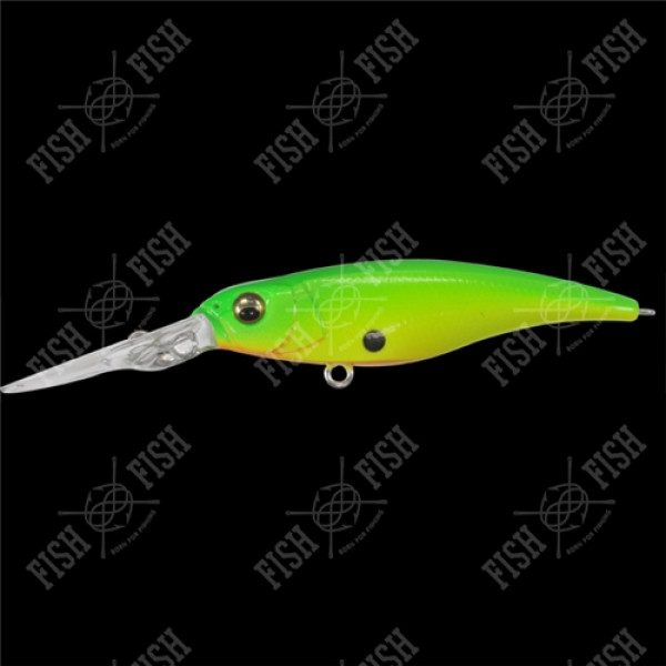 Megabass SHADING-X wobbler, col. matt chart lime