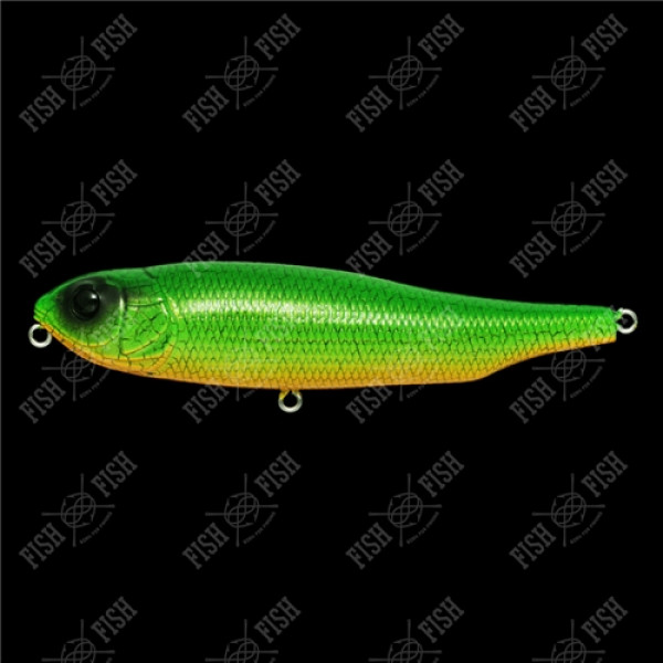 Megabass Giant Dog-X wobbler, Green Rat Snake