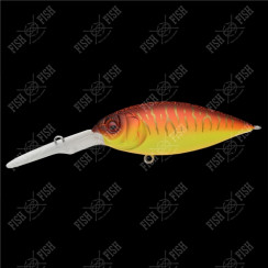 Megabass DEEP-X 150 col. AKA TORA wobbler
