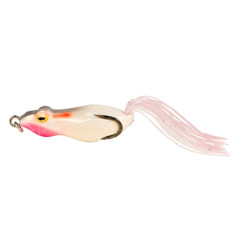 Megabass PONY FROG wobbler, white/pink spot