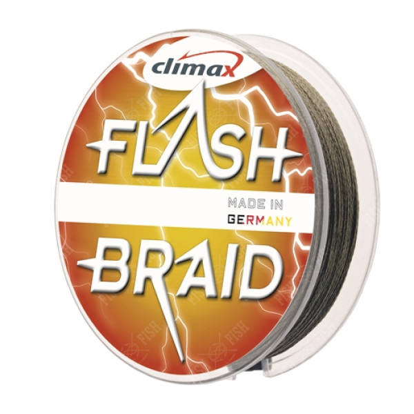 Шнур Climax Flash Braid Green 0.20 (Індивідуальне пакування)