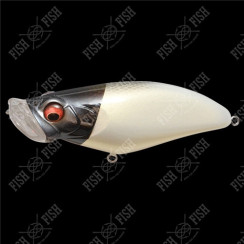 Megabass Noisy Cat wobbler, Black Head Glow