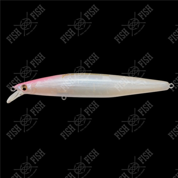 Megabass Marine Gang 120F wobbler, Shell Skin Pink