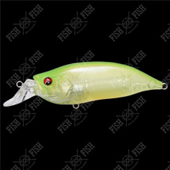 Wobbler Megabass IXI SHAD TYPE-R col. CLEAR LIME CHART
