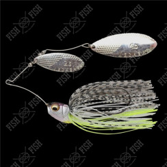 Spinnerbait Megabass V9 (3/8 oz. DW) col. Koku Reaction