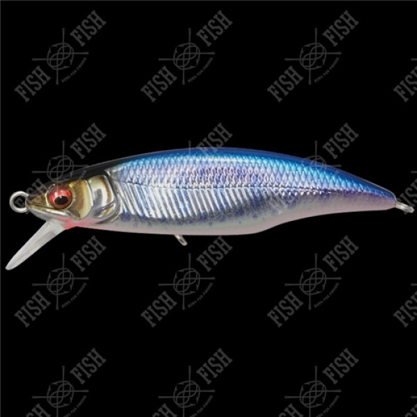 Wobbler Megabass GREAT HUNTING 50 FLAT SIDE (F) col. M BLUE STREAM