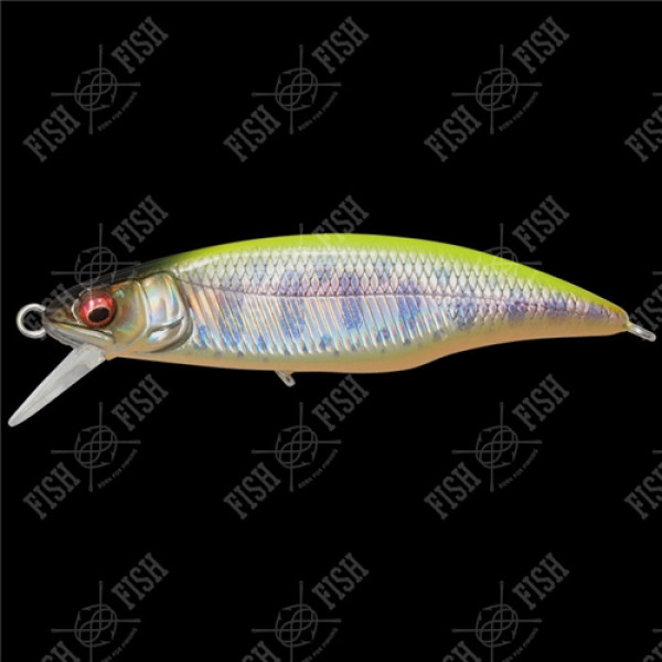 Воблер Megabass GREAT HUNTING 50 FLAT SIDE (F) col. LZ CHART BACK YAMAME