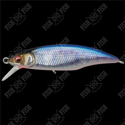 Воблер Megabass GREAT HUNTING 50 FLAT SIDE (FS) col. M BLUE STREAM