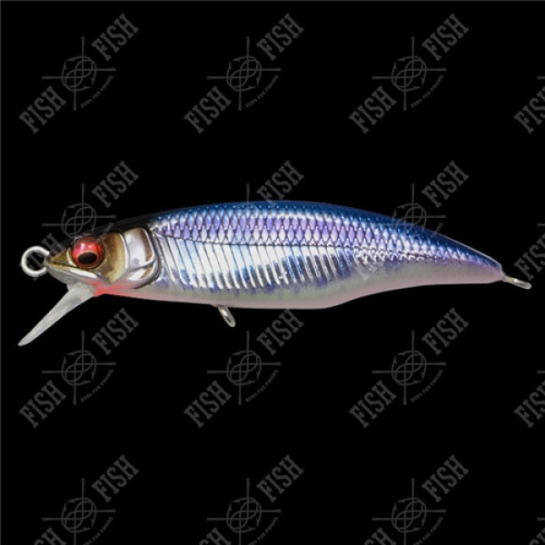Воблер Megabass GREAT HUNTING 45 FLAT SIDE (FS) col. M BLUE STREAM