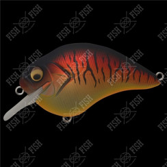 Megabass S-CRANK 1.2 USA E2CRAW wobbler
