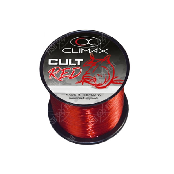 CLIMAX CULT Carpline red 0.28mm 6.1 kg, red 1/4 lbs (1500m)