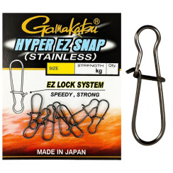 Gamakatsu Hyper EZ Snap No. 6 65kg (5 pcs/pack) color: black