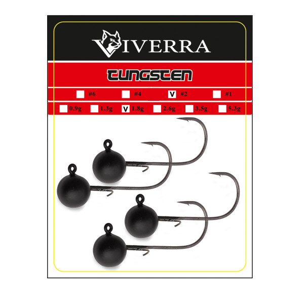 Джигголовка вольфрам Viverra 5,3g #2 Black