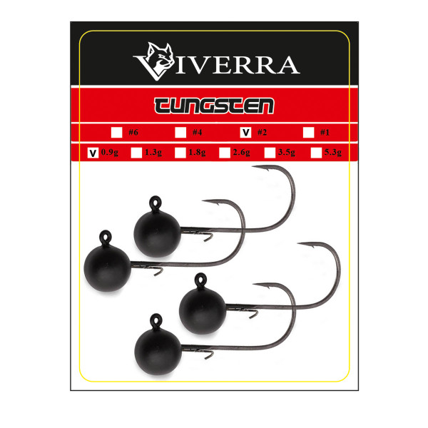 Джигголовка вольфрам Viverra 5,3g #2 Black