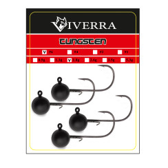Джигголовка вольфрам Viverra 1,8g #6 Black