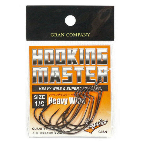 Varivas Nogales Hooking Master Offset Hook, Heavy Wide Class, #1/0