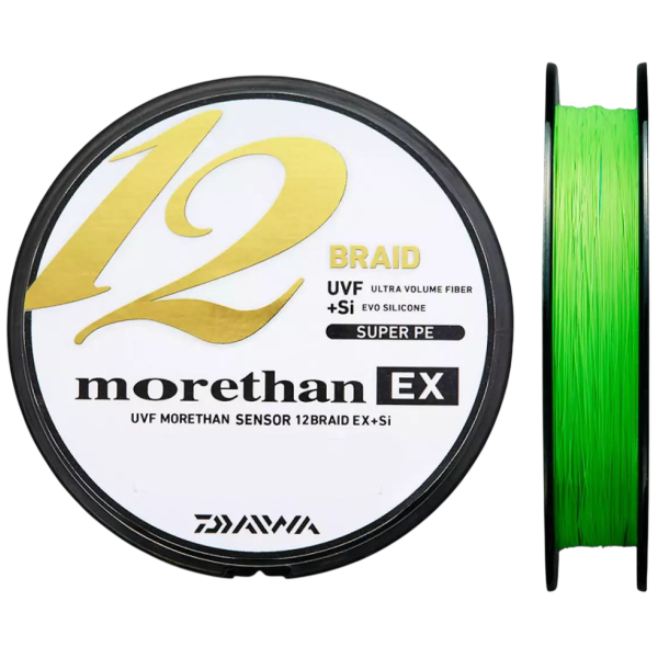 Шнур Daiwa Morethan 12BEX+Si 135m LG 7.3kg 0.10mm #0.8