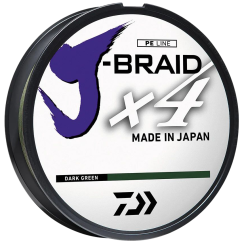 Шнур Daiwa J-Braid X4E 0,19mm-270m Dark Green
