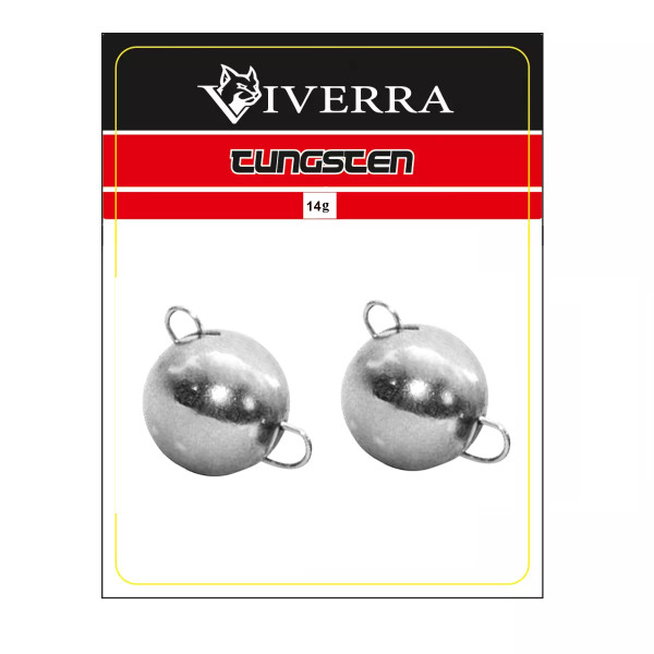Разборная вольфрамовая чебурашка Viverra 14g Electroplated silver