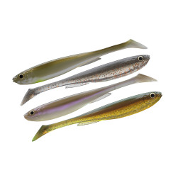 Силікон Daiwa Prorex Slim Shady Nature Set 105mm 8.0g 4pcs #Color Mix 1