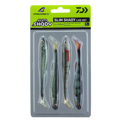 Силикон Daiwa Prorex Real Slim Shady 105mm 8.0g 4pcs #Live Set