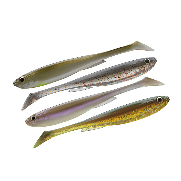 Silicone Daiwa Prorex Slim Shady Nature Set 135mm 13.5g 4pcs #Color Mix 1