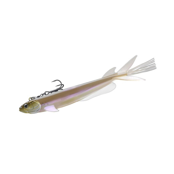 Silicone equipped with Daiwa Prorex V-Marley Pelagic Shad 210mm 80g #Wakasagi