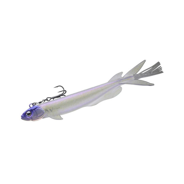 Silicone equipped with Daiwa Prorex V-Marley Pelagic Shad 210mm 80g #White Ghost