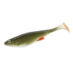Silicone Daiwa Prorex Belly Shad 60mm 2g #Natural Green Roach