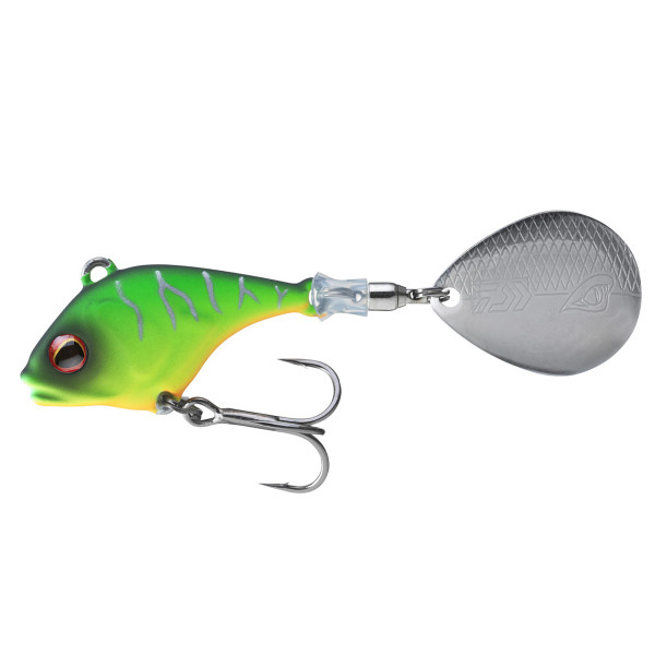 Тейл-спиннер Daiwa Prorex TG Jig Spinner 14g #Matt Firetiger/Black Stripes