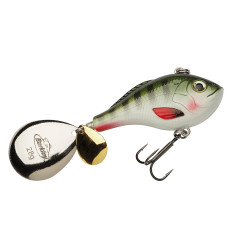 Тейл-спиннер Berkley Pulse Spintail XL 80mm 18g #Perch