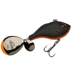Тейл-спиннер Berkley Pulse Spintail XL 100mm 28g #Black Orange