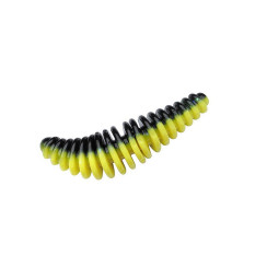 Berkley PowerBait Power Pupa 35mm Silicone (10 pcs) #Black/Snsne Ylw