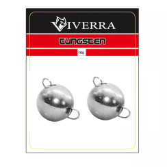Разборная вольфрамовая чебурашка Viverra 16g Electroplated silver