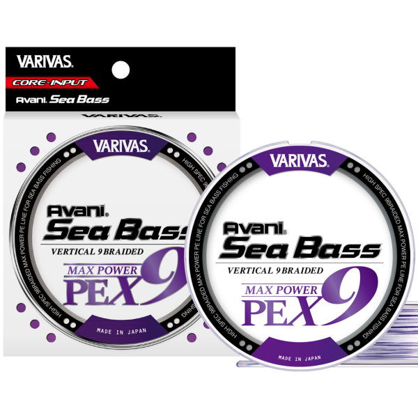 Cord Varivas SeaBass Max Power X9 150m 14.8kg 0.205mm #1.5