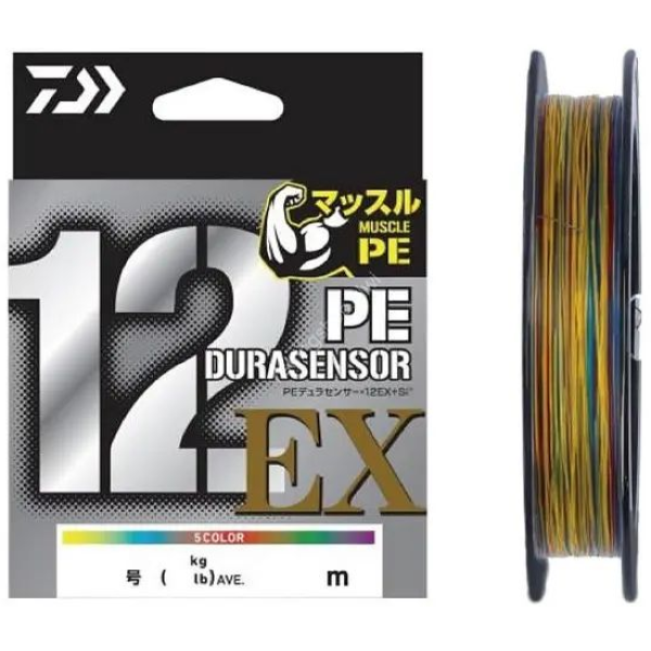 Шнур Daiwa UVF PE Dura Sensor X12EX+Si3 5C 200m 4.5kg 0.117mm #0.5