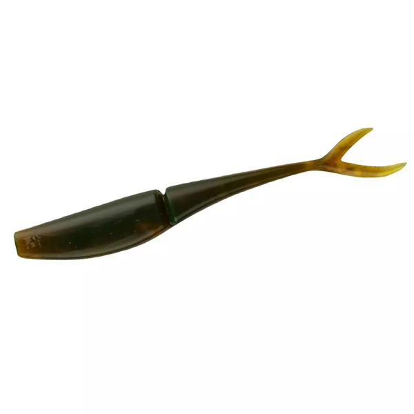 Silicone Daiwa Bait Junkie 5" Jerkshad Motor Oil UV