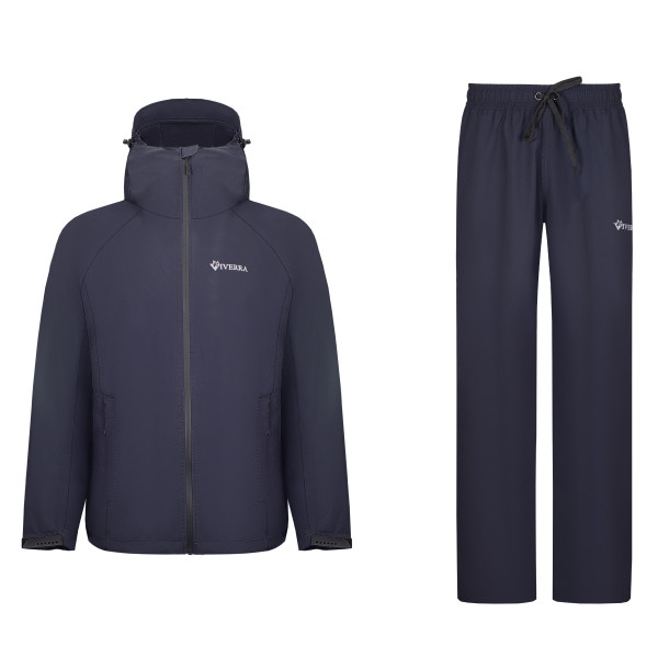 Viverra 4Stretch Rain Suit Black Navy M