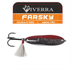Kastmaster Viverra FARSKY 14g Red-Silver