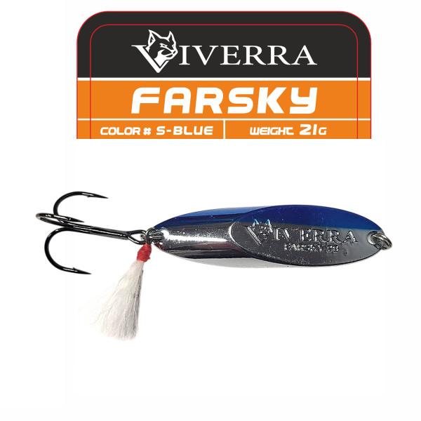 Kastmaster Viverra FARSKY 21g Blue-Silver