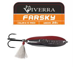 Kastmaster Viverra FARSKY 28g Red-Silver