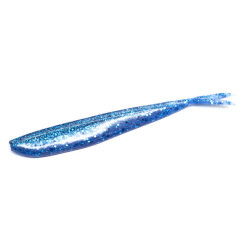 Silicone Lunker City Fin-S Fish 10/BG 4" #242 Sapphire Shiner