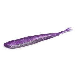 Silicone Lunker City Fin-S Fish 10/BG 4" #255 Blizzard of Oz