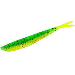 Силикон Lunker City Fin-S Fish 10/BG 4" #265 Fire Tiger/Chartreuse Tail
