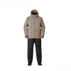 The suit is insulated. Daiwa DW-3224E Rainmax Greige M