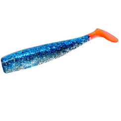 Lunker City Shaker 8/BG 3.25" Silicone #279 Blue Ice Firetail